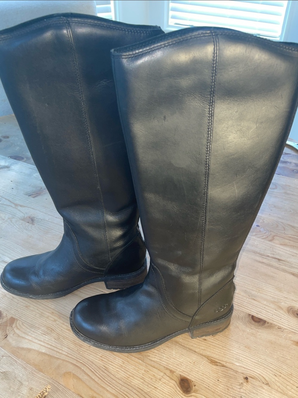 UGG leather riding boots, equestrian quiet luxury coastal cowgirl chic